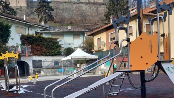 Playground for children - Piazza Passerin d'Entrèves