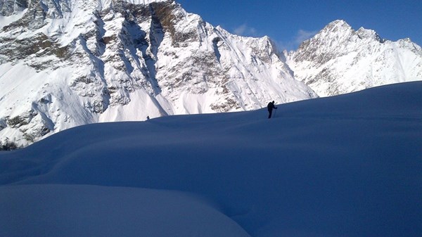 The Bonatti Refuge under Mont Blanc