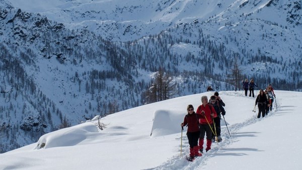 Il Paradiso in ciaspole con Guide Trek Alps