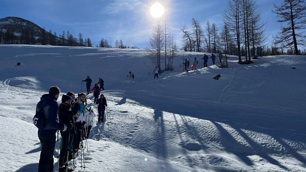 Promenade en raquettes sur les traces des Walser