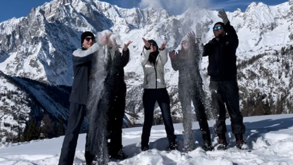 Al cospetto di sua Maestà il Monte Bianco