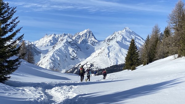 Il Monte Bianco dalla Court de Bard