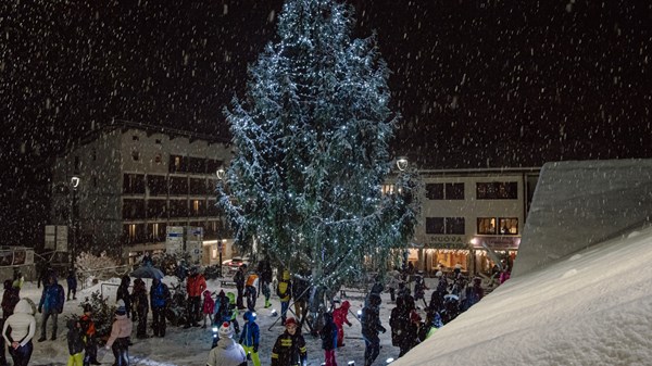 Accensione dell'albero di Natale