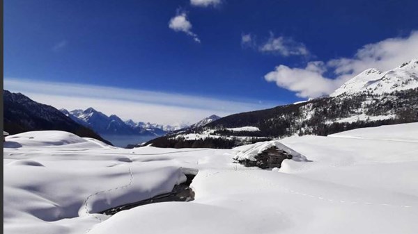 Una ciaspolata da assaporare: il vallone di St Barthelemy ed il rifugio Magià