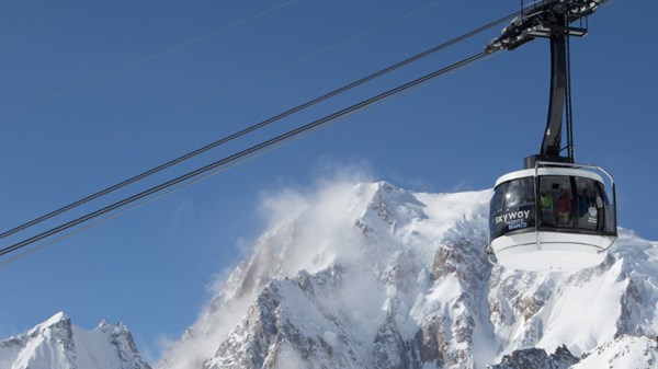 Jour de l'an sur le Mont Blanc