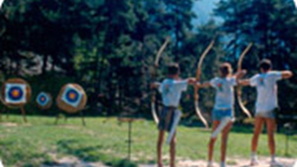 Tiro con l'arco c/o campeggio La Grolla