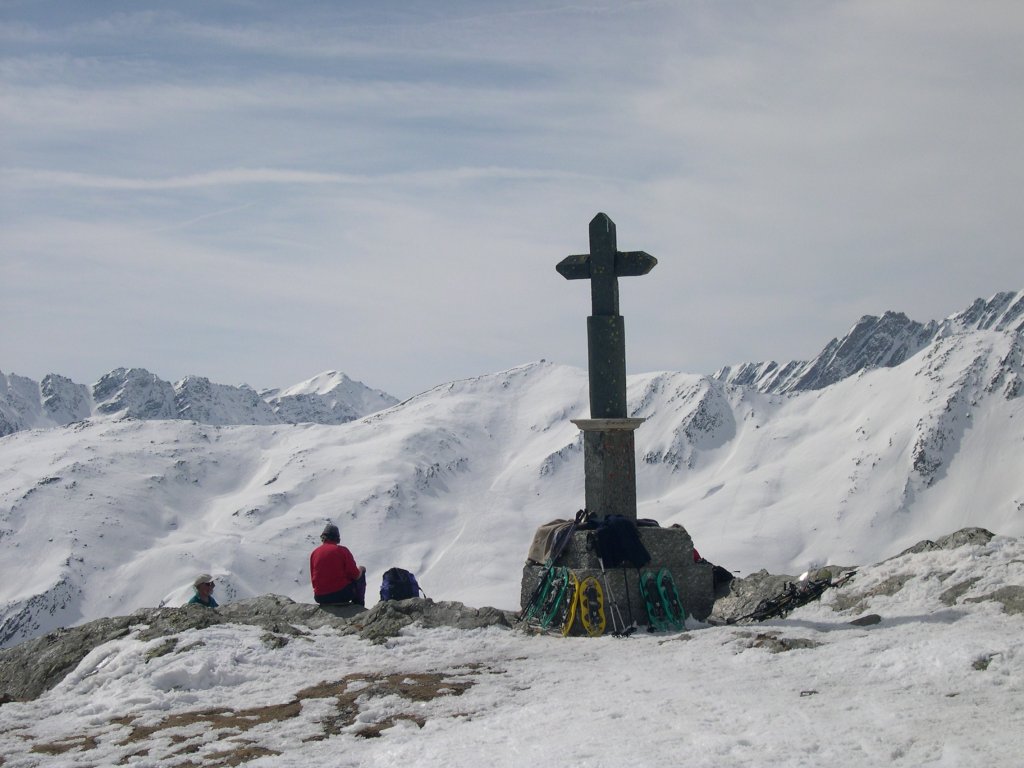 La croce al colle del Gran San Bernardo