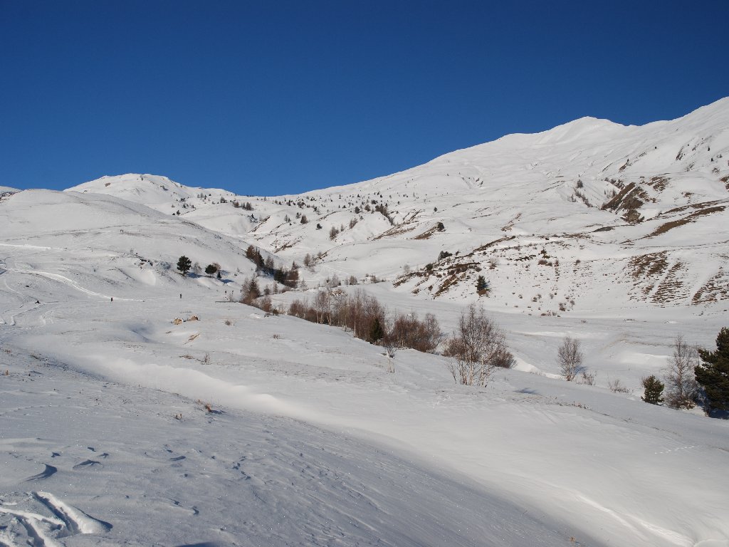 Gli ampi pendii della Leysser - Saint-Pierre