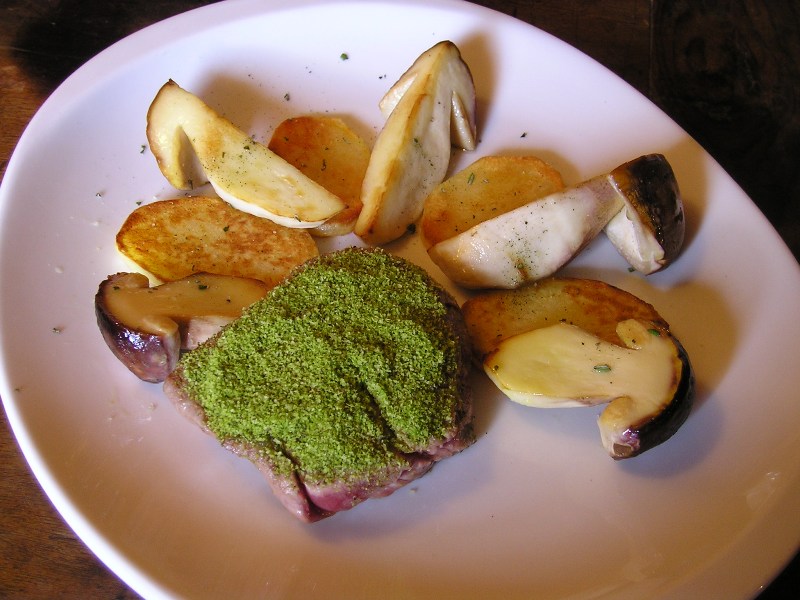 filetto alle erbe con porcini