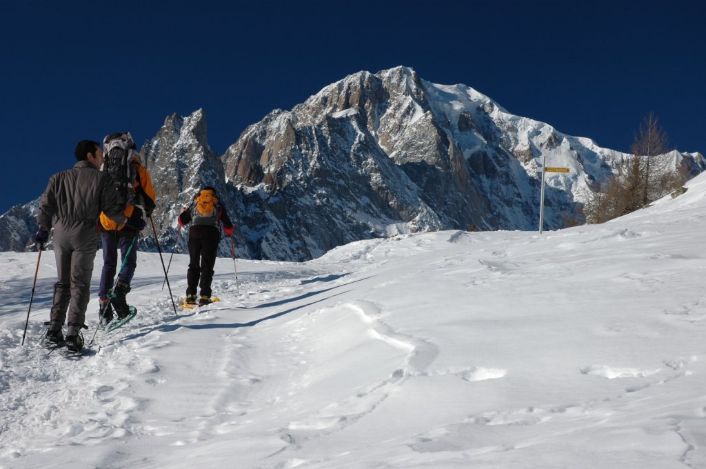 Llegando al refugio