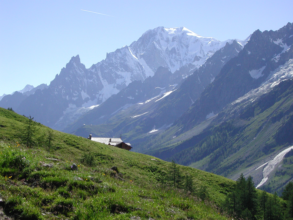 Vue sur le Val Ferret