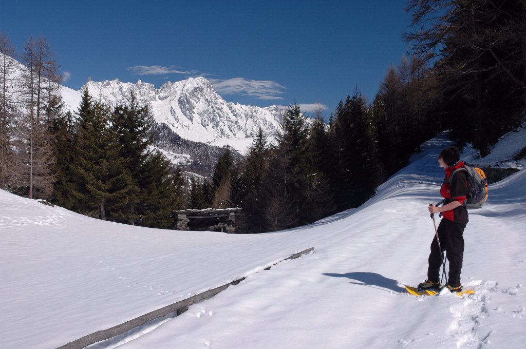 Con le ciaspole verso Cretaz - La Thuile