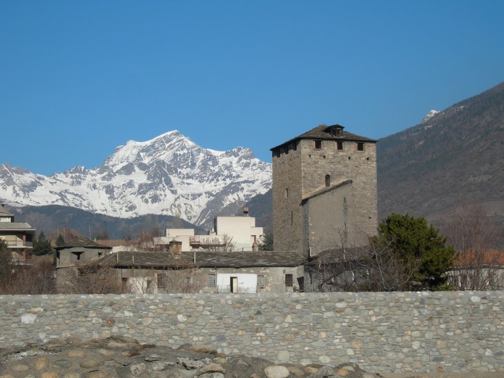 Hintergrund des Grand Combin