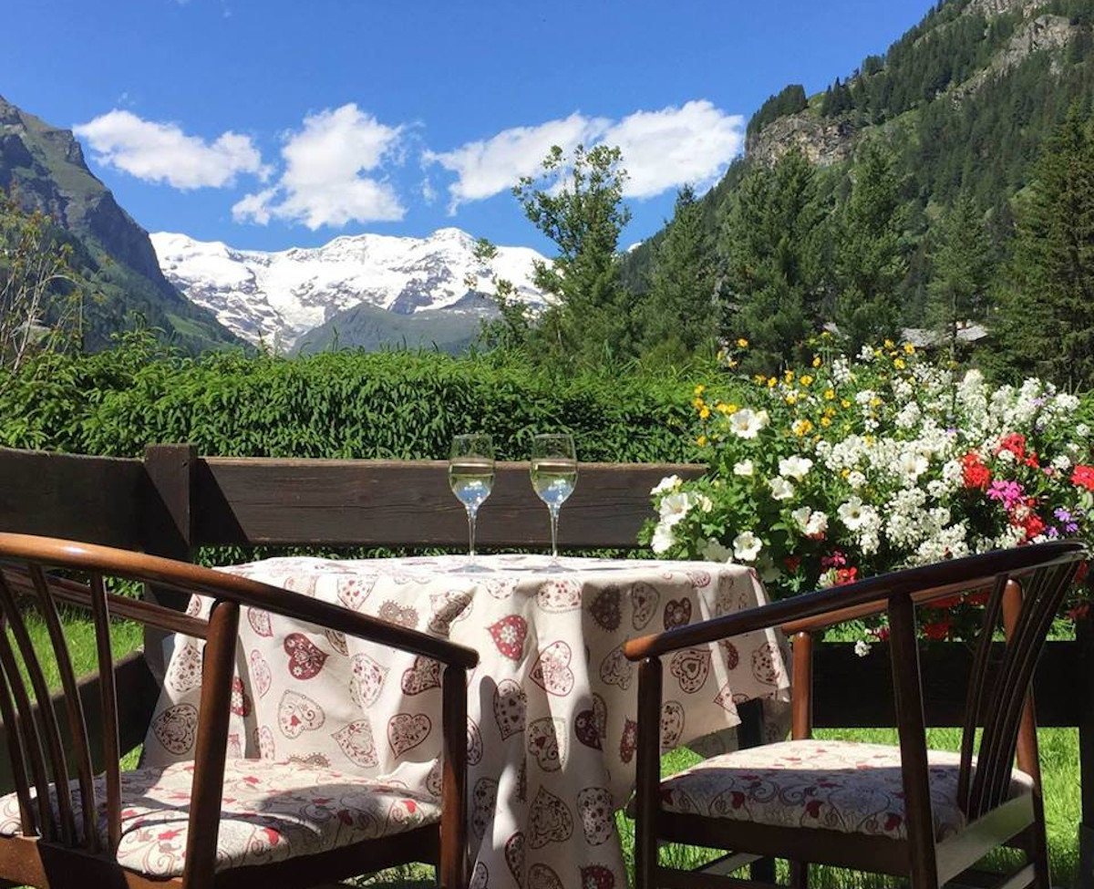 View over the Monte Rosa