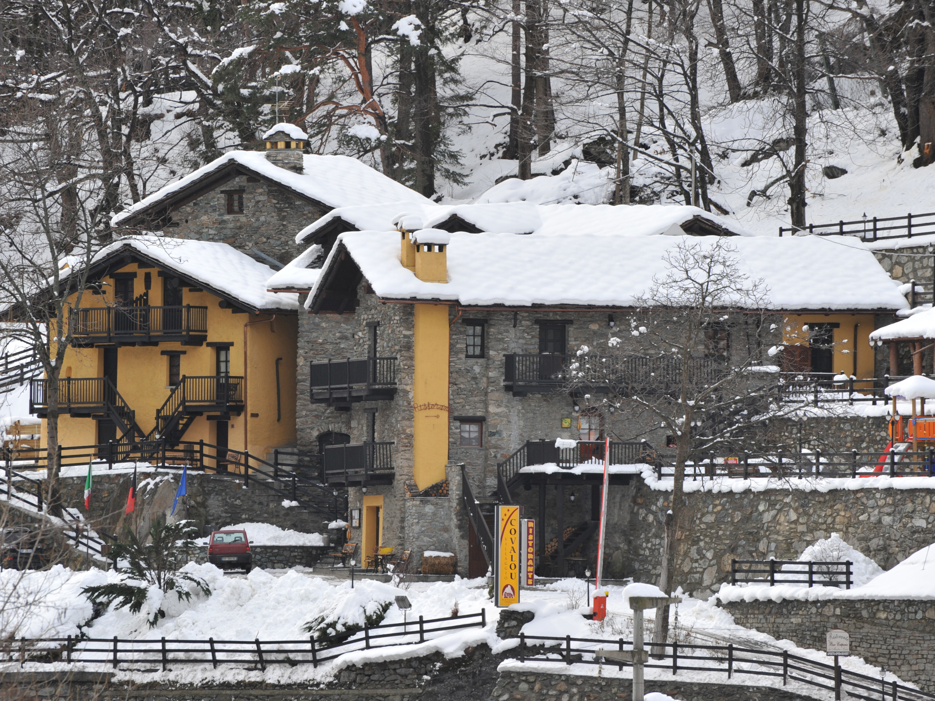 In winter