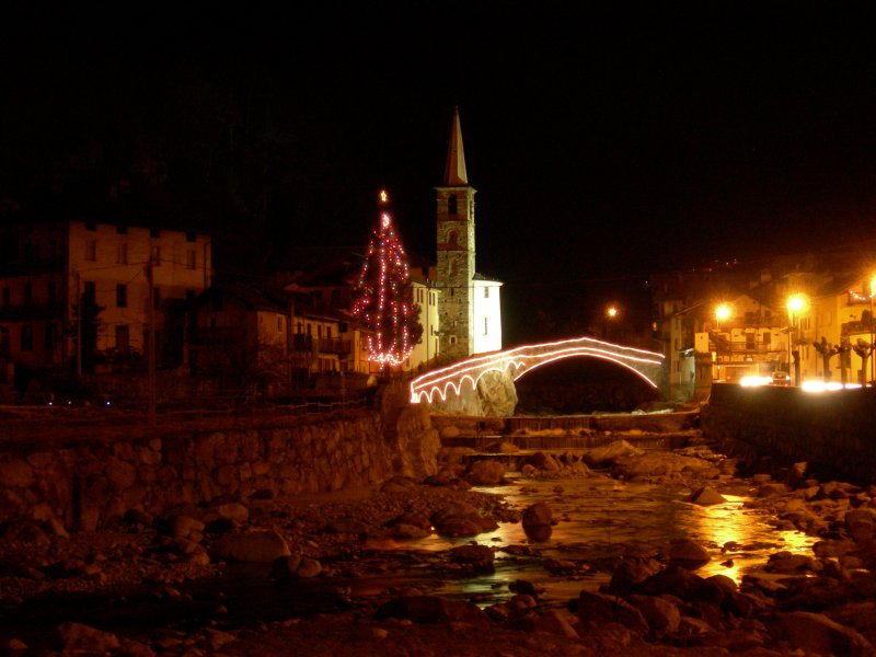 Il ponte storico di Fontainemore