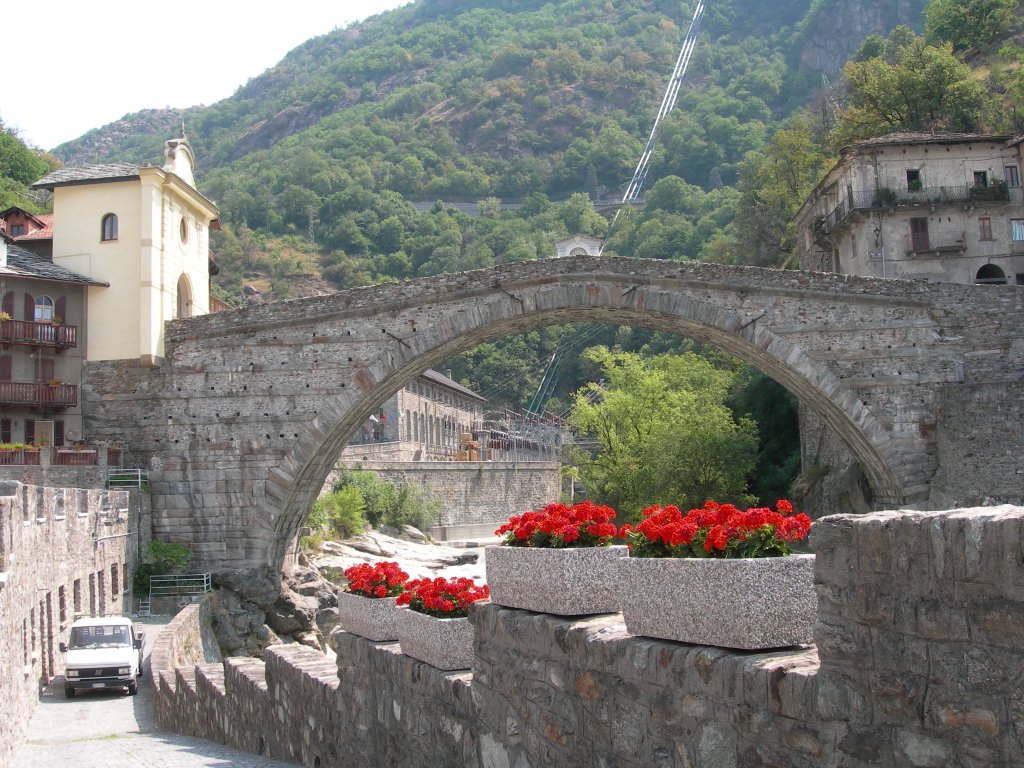 Entrée de la vallée de Gressoney