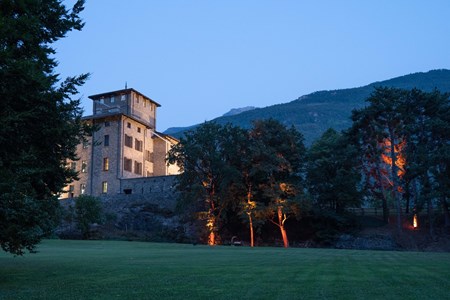 park of the Gamba castle