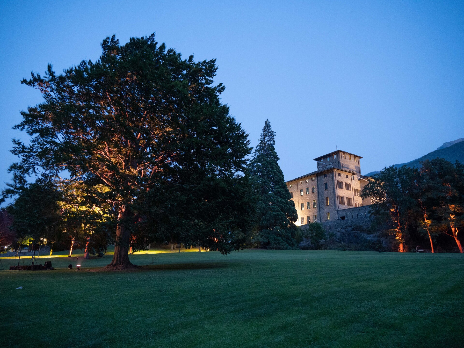 Il parco e il castello