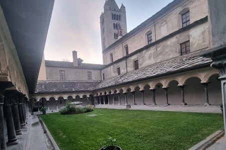 The cloister 