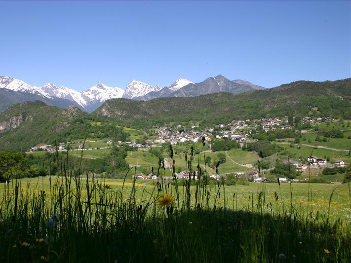 Panorama di Challand-Saint-Victor