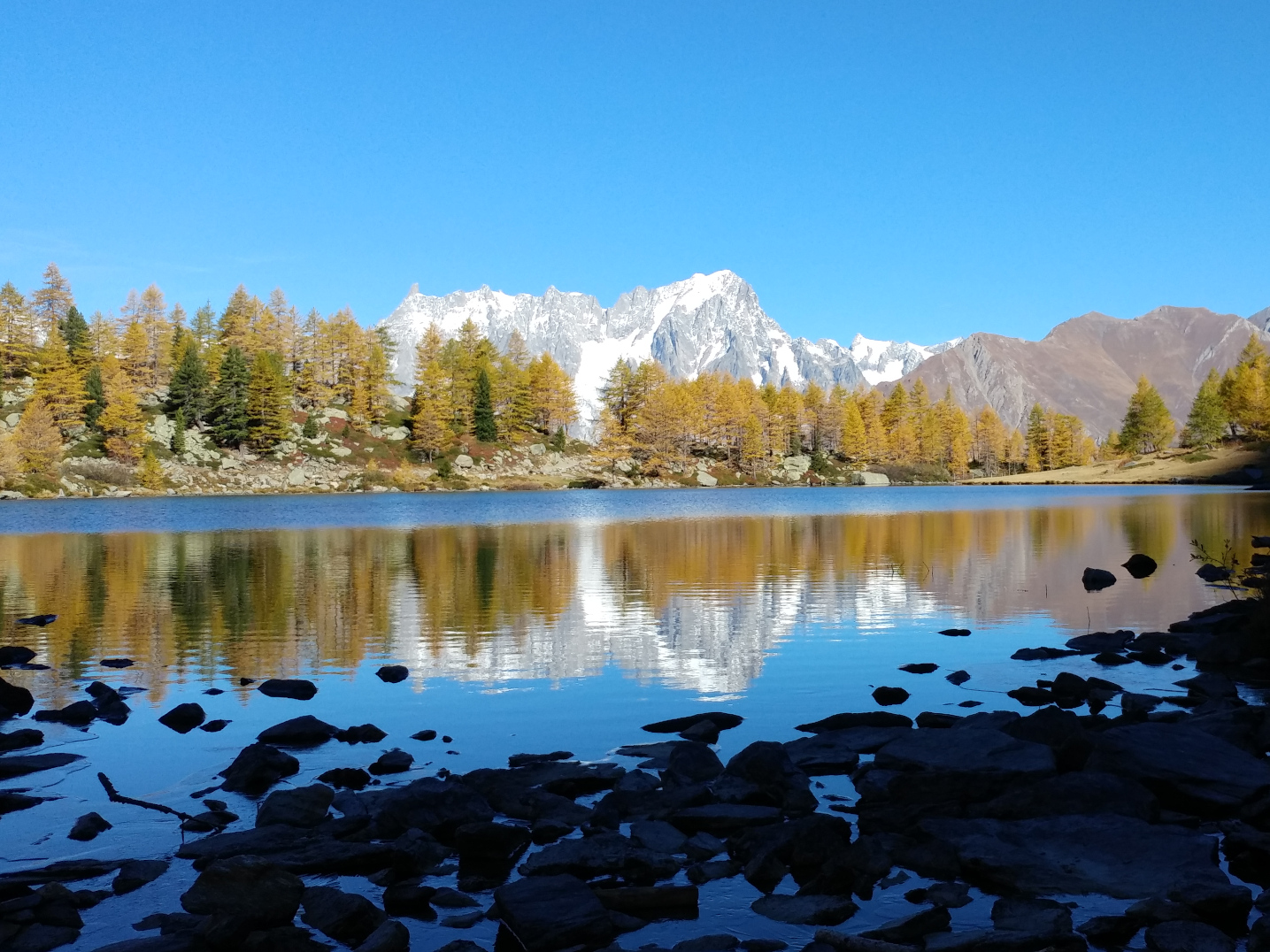 Autunno al lago d'Arpy