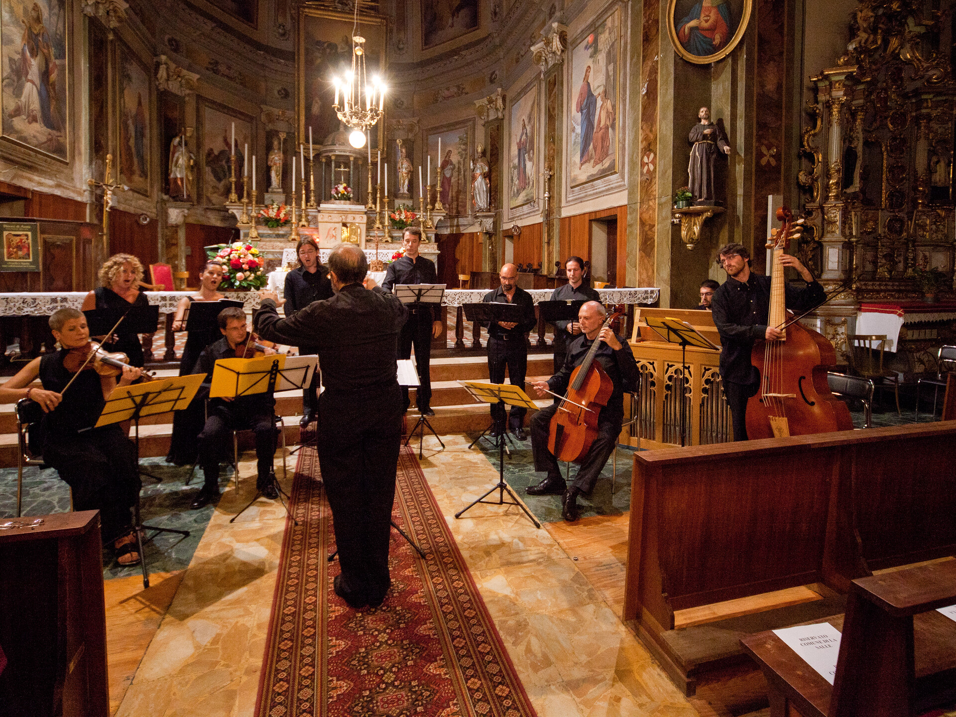 concierto en la iglesia