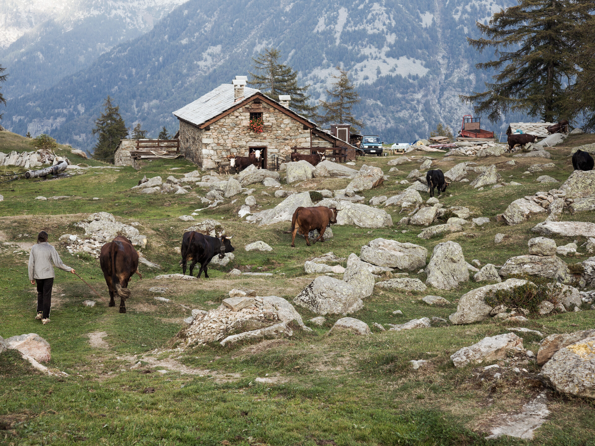 _Stadel_ en la aldea de Ruassi