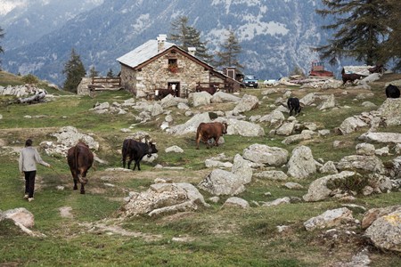 _Stadel_ en la aldea de Ruassi