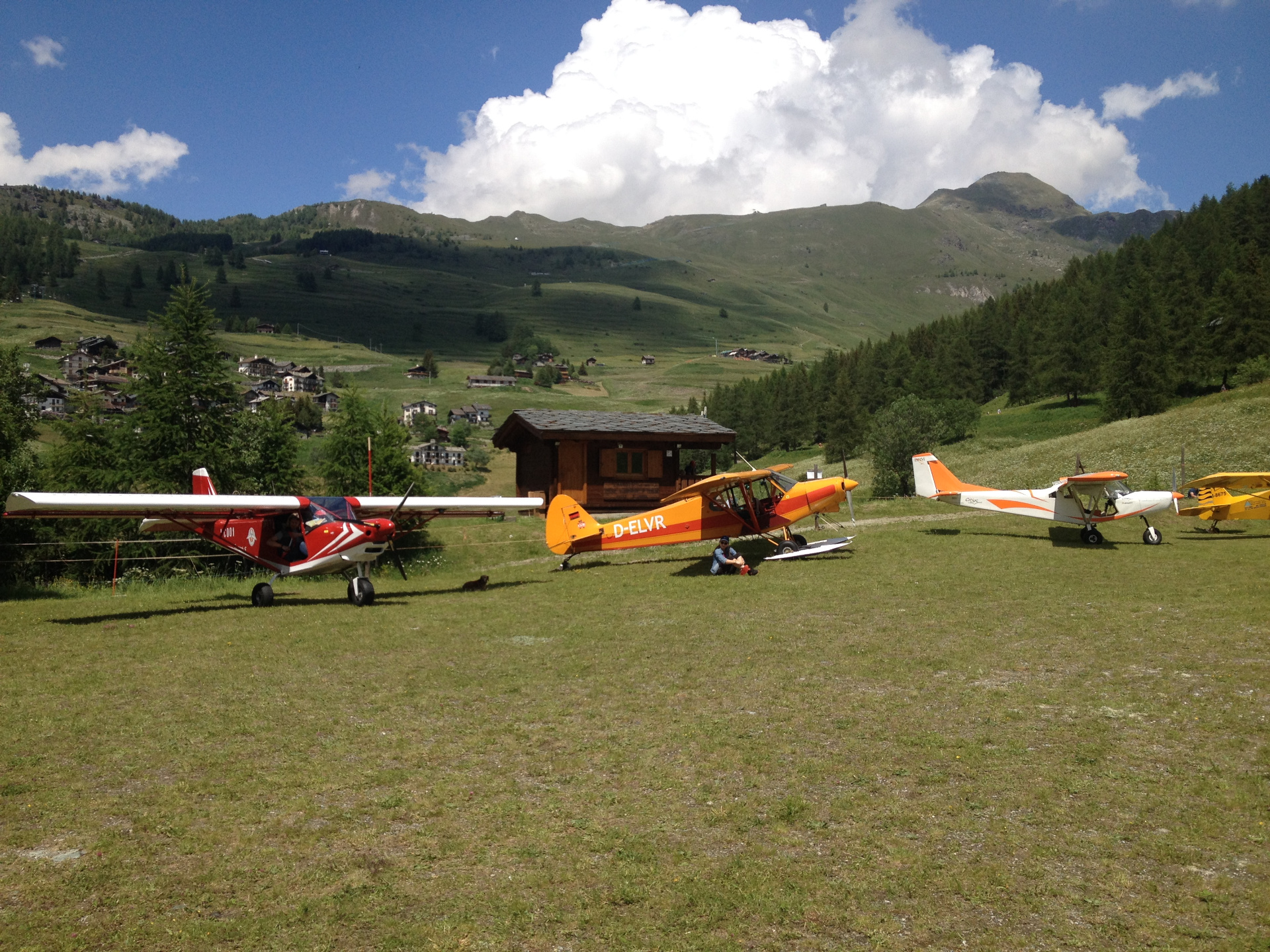 Kleiner Altiport von Chamois
