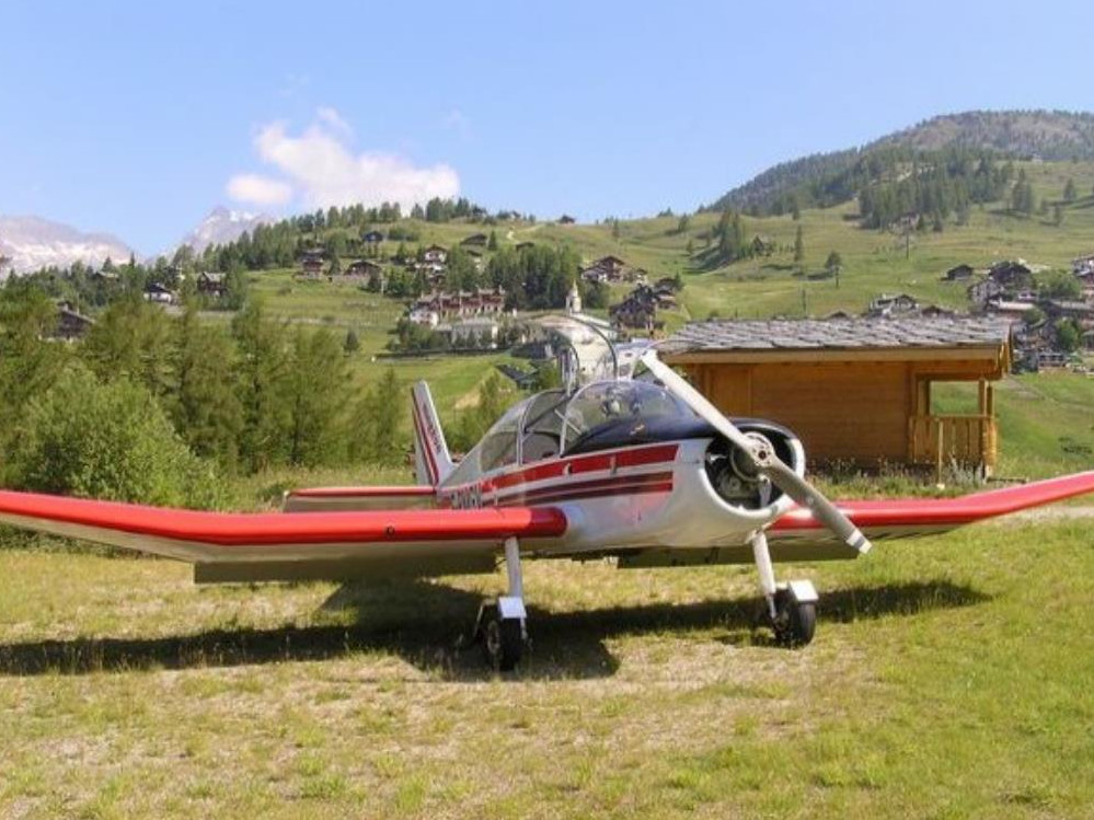 Small altiport of Chamois