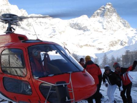 Heliesquí en Breuil-Cervinia