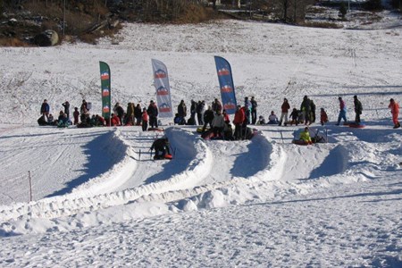 Descente sur la neige