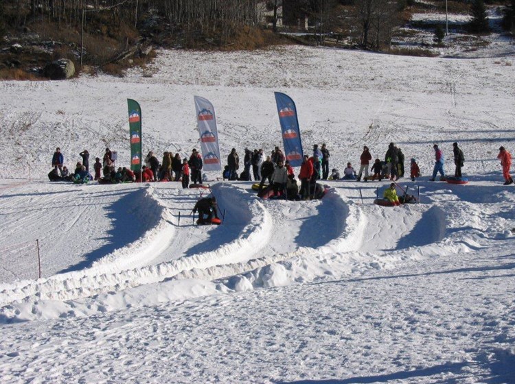 Descente sur la neige