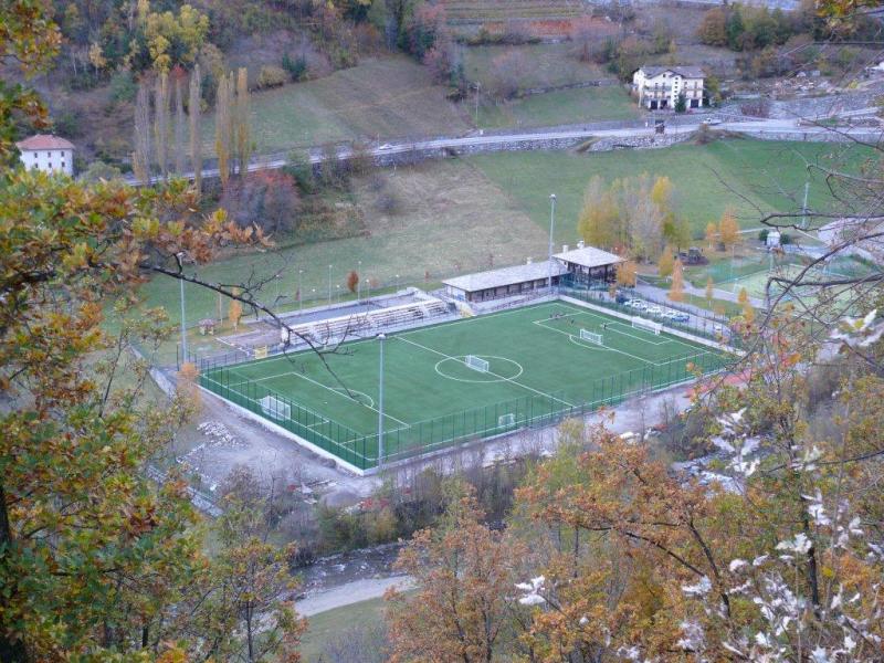 Il centro sportivo visto dall'alto