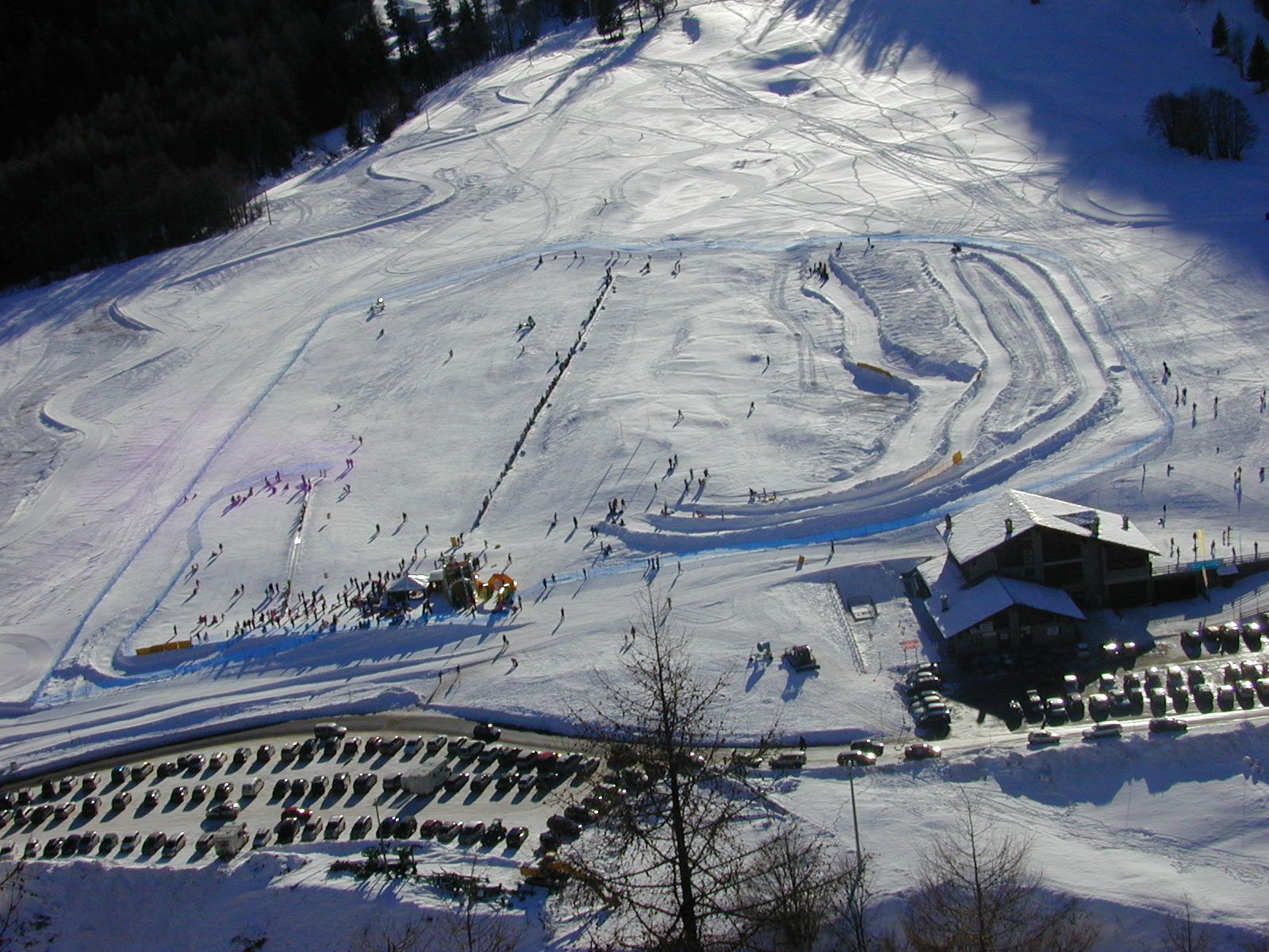 Il Baby Snow Park visto dall'alto