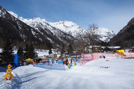 Wintersportort Gressoney-Saint-Jean