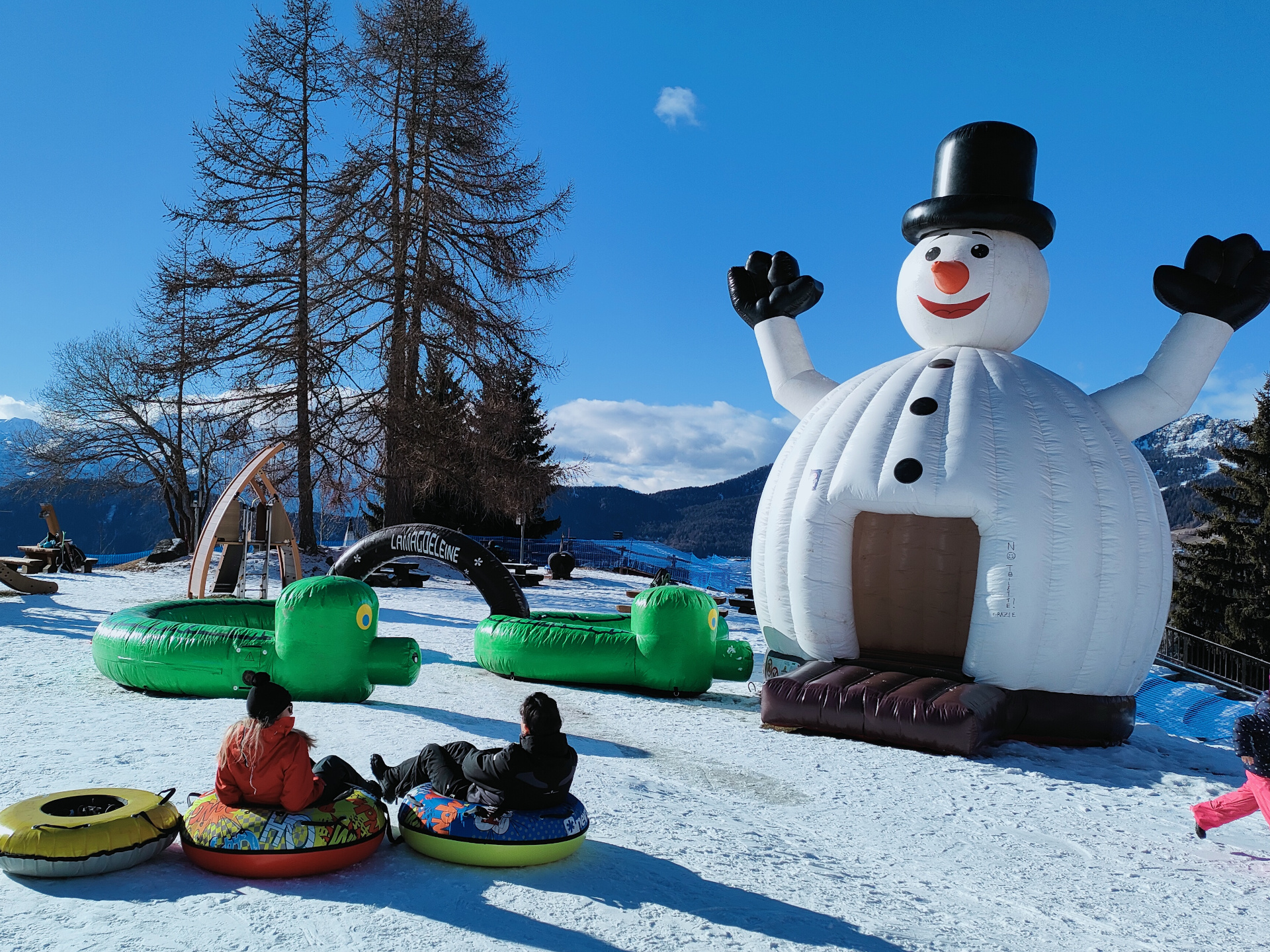 Parco giochi sulla neve
