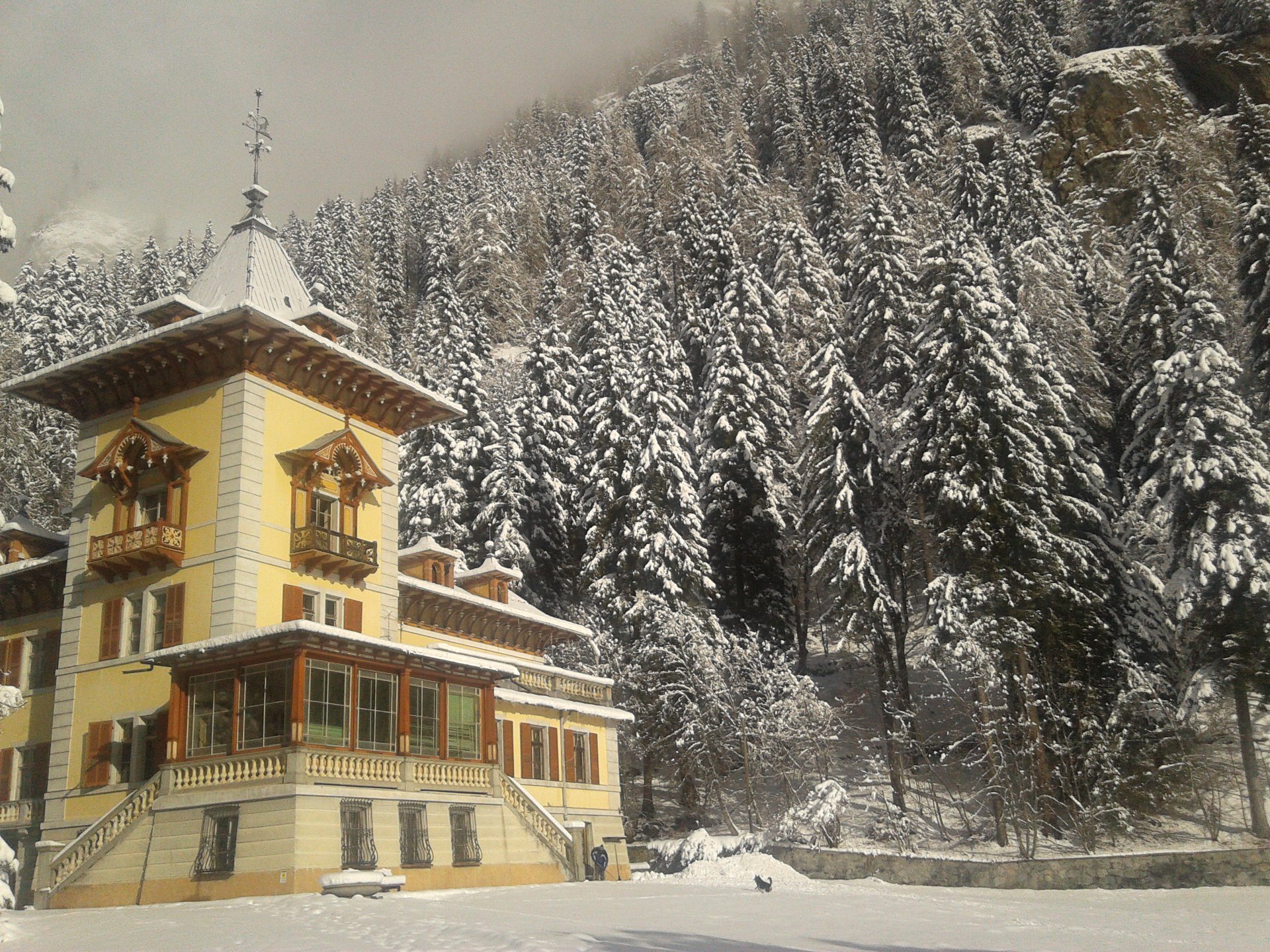 Villa Margherita in inverno