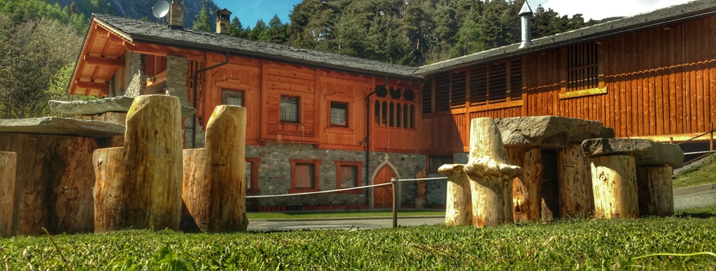 Der Hauptsitz des Bauernhofes