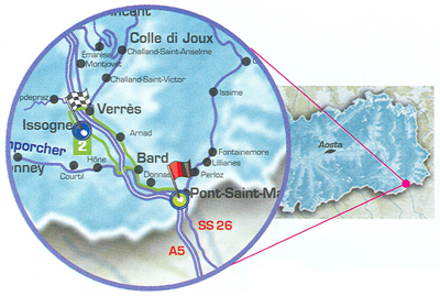Mapa del itinerario