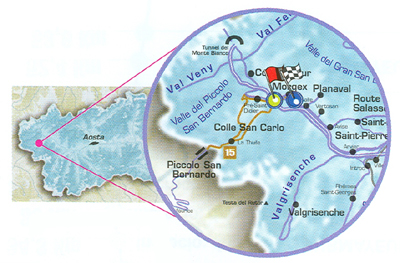 Mapa del itinerario