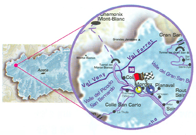 Mapa del itinerario