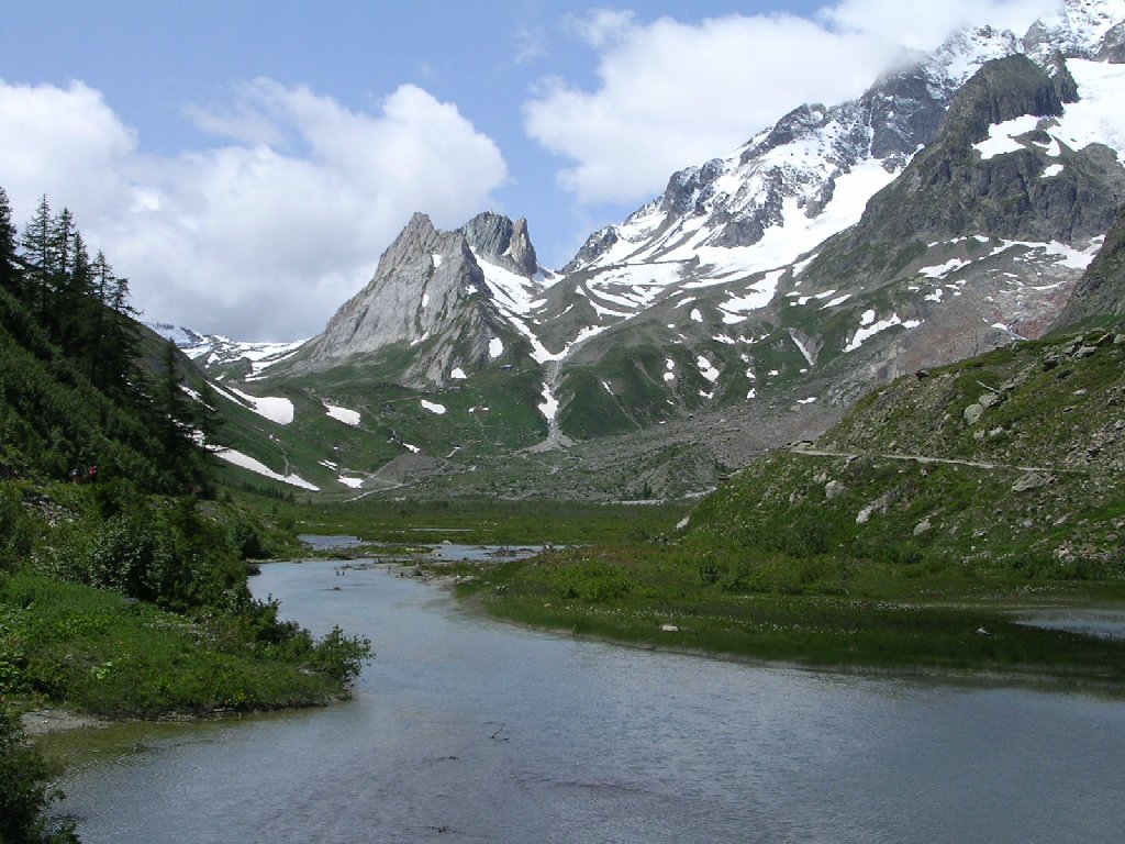 Verso il rifugio Elisabetta - Courmayeur