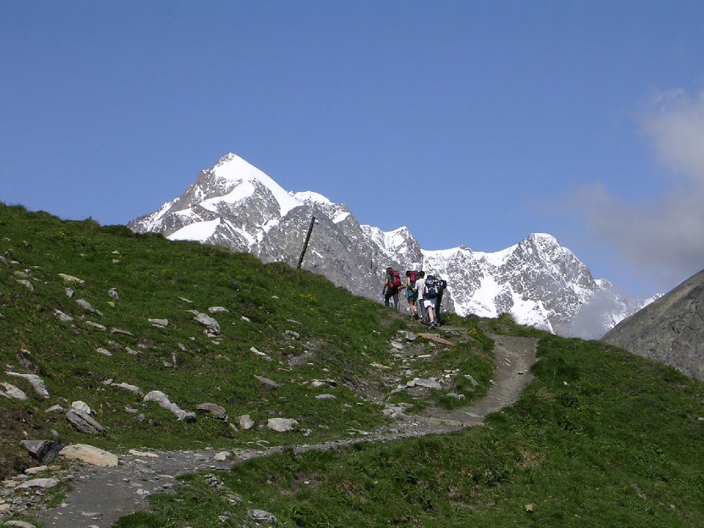 Salita al rifugio Elisabetta - Courmayeur