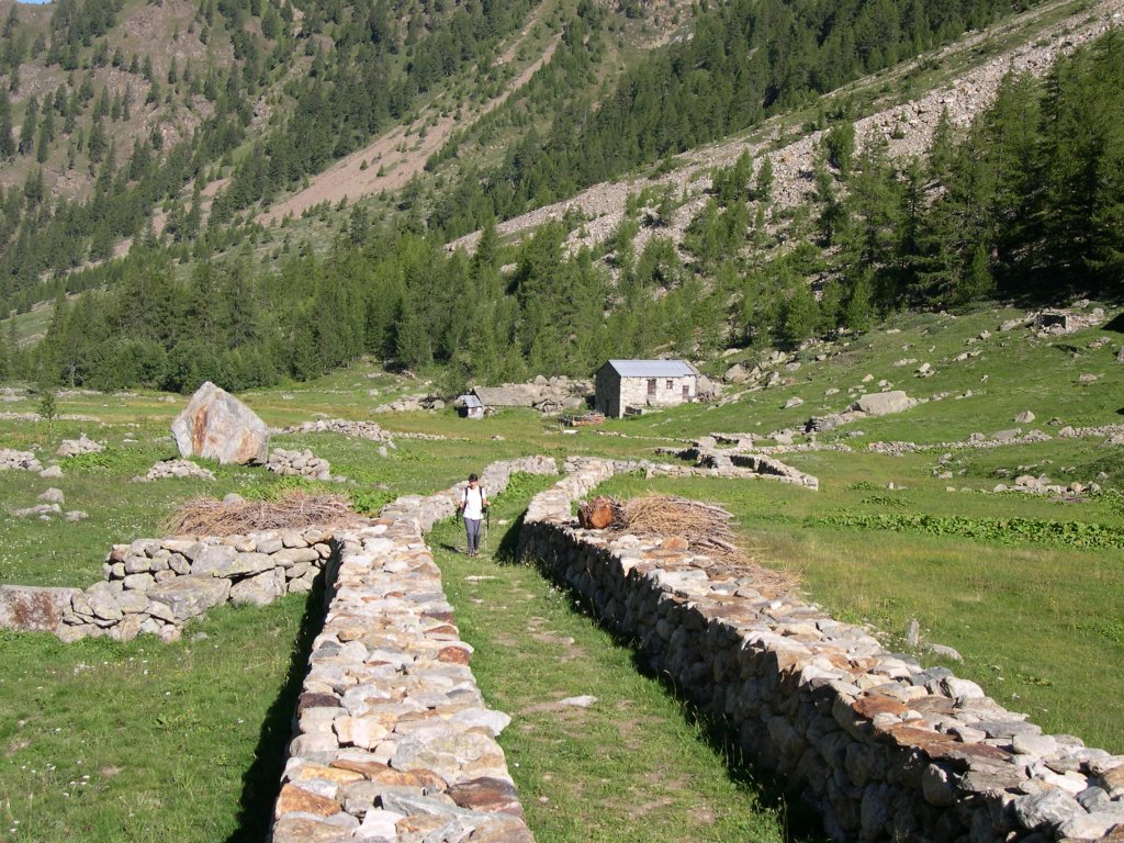 Larga mulattiera nel vallone Loo-Gressoney-St-Jean