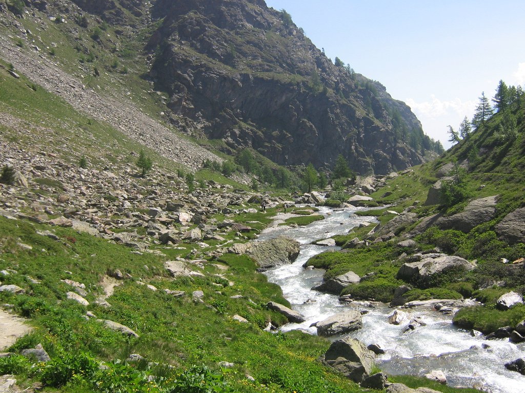 Scendendo lungo il torrente - Arvier