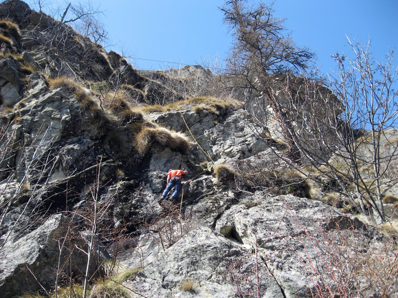 La ferrata Angster di Gressoney-Saint-Jean