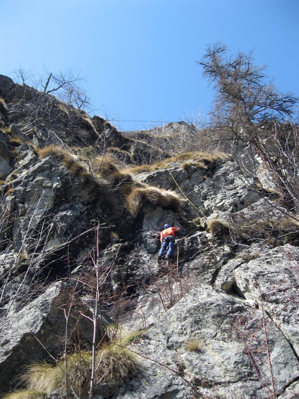 La ferrata Angster di Gressoney-Saint-Jean