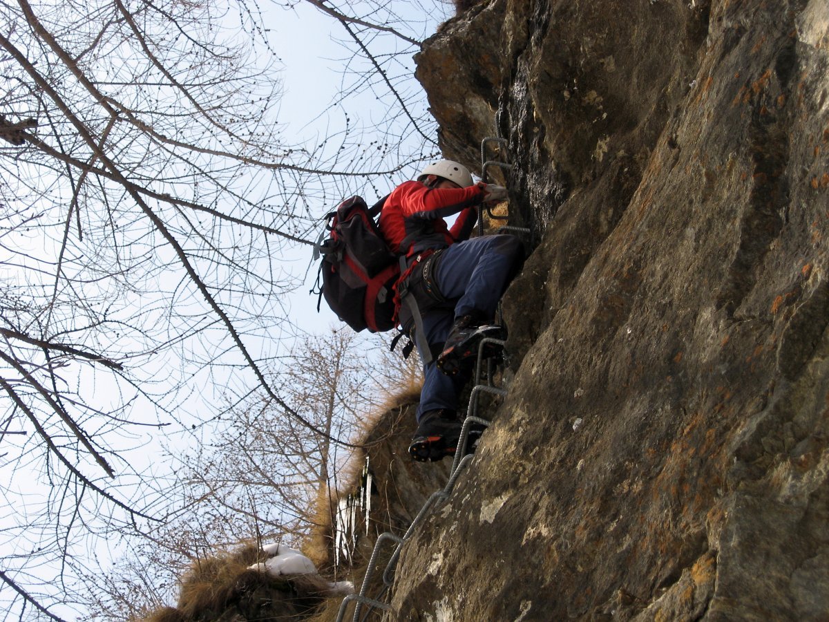 Via ferrata Bethaz Bovard - Valgrisenche